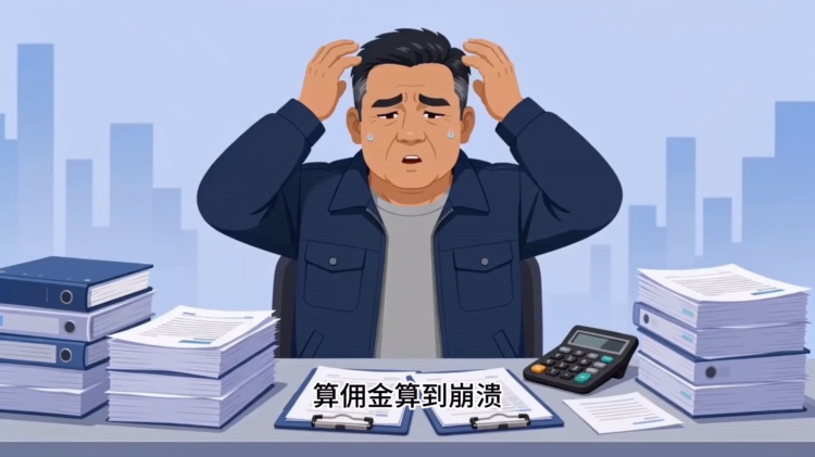 佣金实时计提&mdash;&mdash;每笔交易佣金自动算，老板不用自己记账